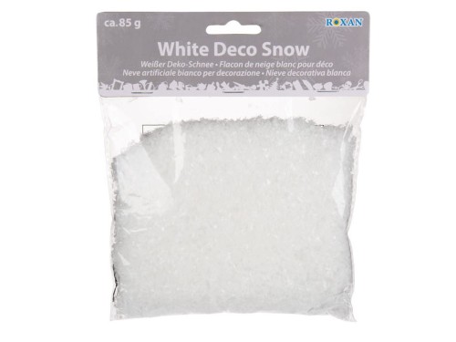 DEKORACYJNY SZTUCZNY ŚNIEG SYPKI DROBNY 85 G