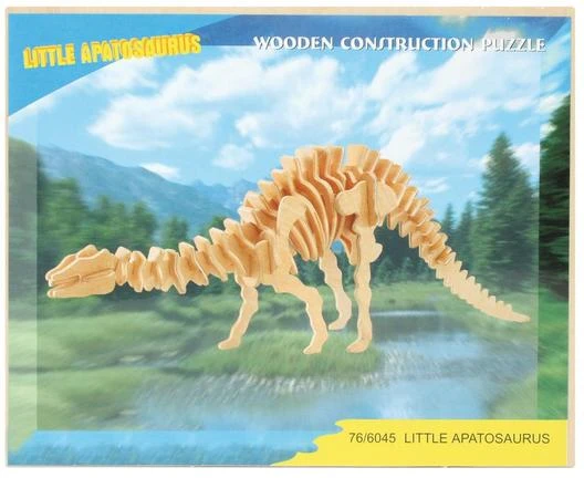 DREWNIANE PUZZLE 3D - DINOZAURY PRZESTRZENNE DINO 5
