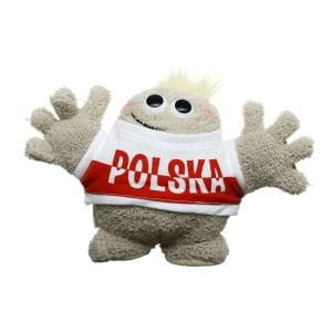 HUGMEEZ - POLSKA MASKOTKA PLUSZAK KIBICA POLAND