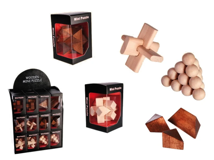 ŁAMIGŁÓWKA MINI WOODEN PUZZLE DREWNIANA PUZZLE 2