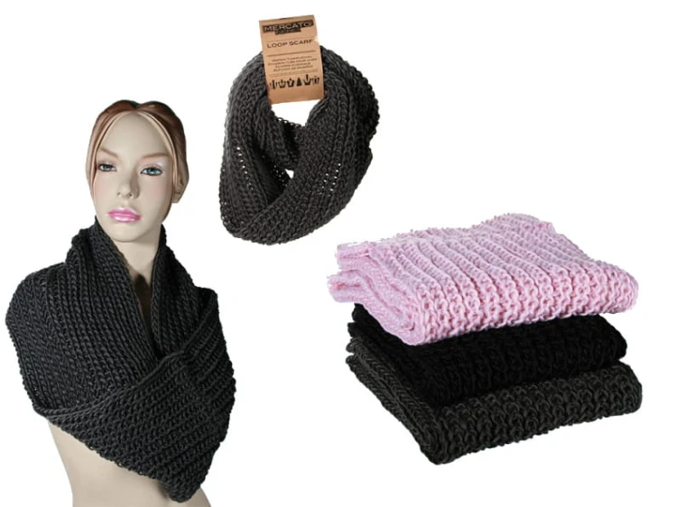 SZAL - KOMIN SZALIK DAMSKI ZIMOWY DUŻY GRUBY TUBA 2