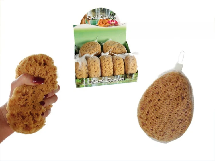 GĄBKA DO KĄPIELI POD PRYSZNIC BRĄZOWA MYJKA 2