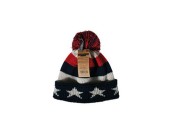 CZAPKA Z POMPONEM DAMSKA WIELKA BRYTANIA UK USA 1