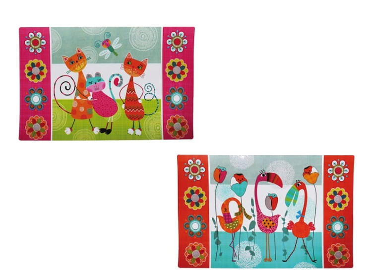 PODKŁADKA NA STÓŁ KOLOROWE ZWIERZĘTA DZIECIĘCA MATA 2