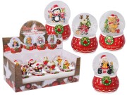 KULA ŚNIEŻNA ŚWIĄTECZNA MERRY CHRISTMAS Z PODSTAWKĄ 2