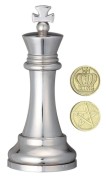 CAST CHESS KING METALOWA ŁAMIGŁÓWKA GRA LOGICZNA 3