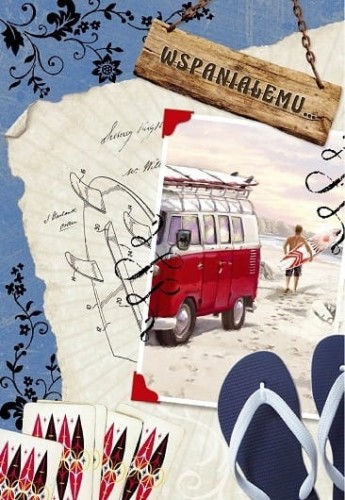 Karnet okolicznościowy z kopertą Wspaniałemu...