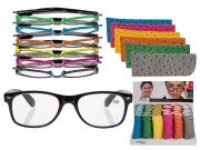 Okulary do czytania z etui neon Mix Kolorów Korekcyjne 2