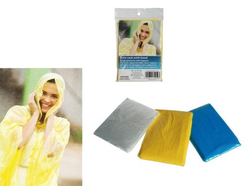 PŁASZCZ FOLIOWY Z KAPTUREM PRZECIWDESZCZOWY PONCHO 2