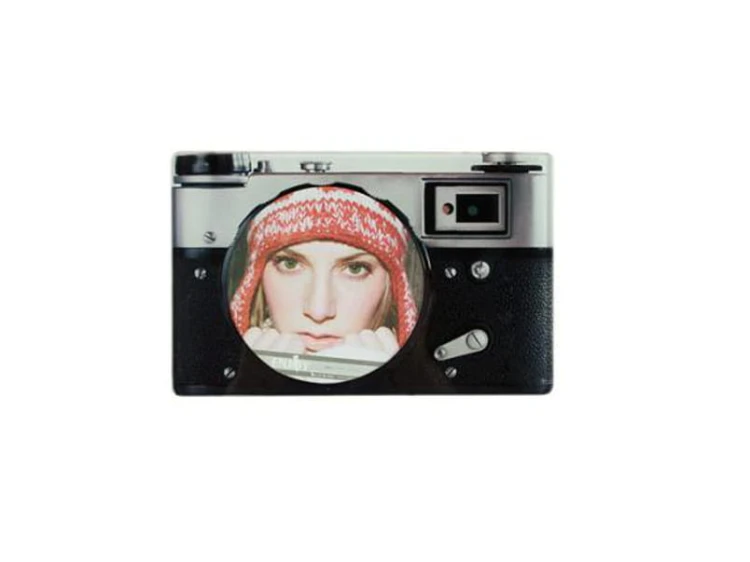 RAMKA APARAT FOTOGRAFICZNY ZDJĘCIE RETRO SZKLANA 1
