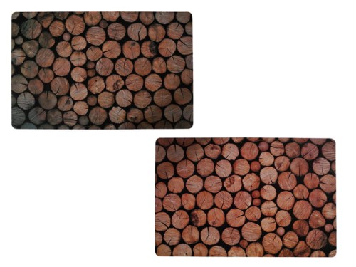 PODKŁADKA NA STÓŁ KŁODY DREWNO NACZYNIA MATA 2