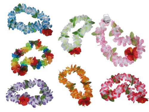 KWIATKI HAWAJSKIE SZYJĘ NASZYJNIK ALOHA HAWAJSKIE 2