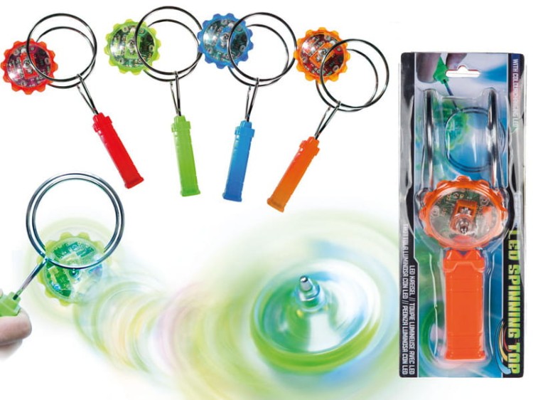 KOŁO KINETYCZNE ŻYROSKOP ŚWIECĄCY DYSK ZABAWKA 2