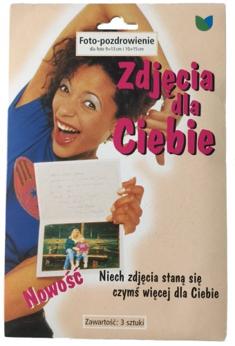 FOTO POZDROWIENIE - 3 SZTUKI (10X15) POCZTÓWKA DIY 1