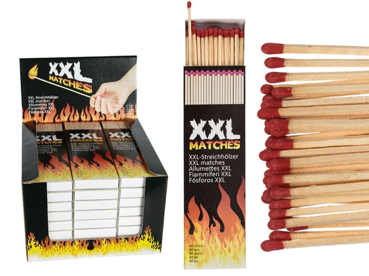 ZAPAŁKI XXL DŁUGIE 20 CM DUŻE XL 40 SZT ZNICZY 2.jpg