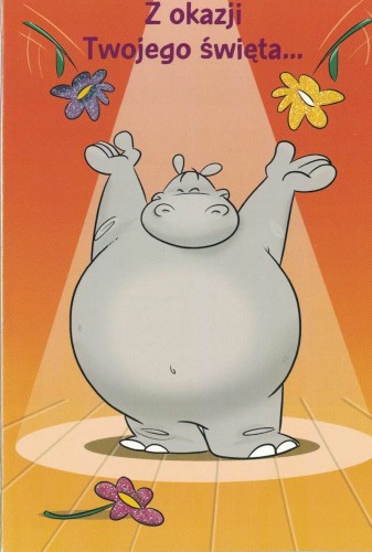 Karnet Jean Marc H05 Pocztówka Śmieszny Urodziny 1