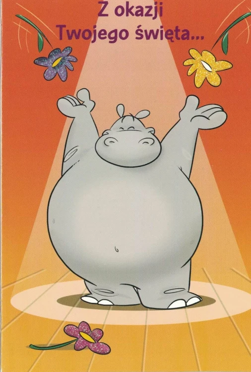 Karnet Jean Marc H05 Pocztówka Śmieszny Urodziny 1