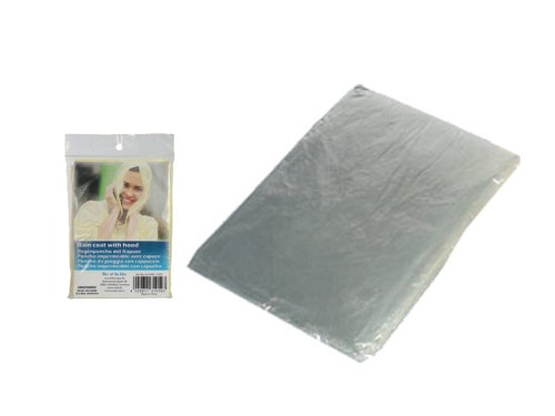 PŁASZCZ FOLIOWY Z KAPTUREM PRZECIWDESZCZOWY PONCHO 1