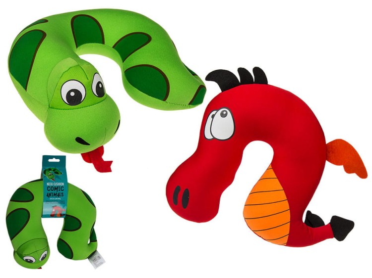 PODUSZKA SZYJĘ KSZTAŁCIE WĘŻA SMOK PODRÓŻNA ROGAL 2