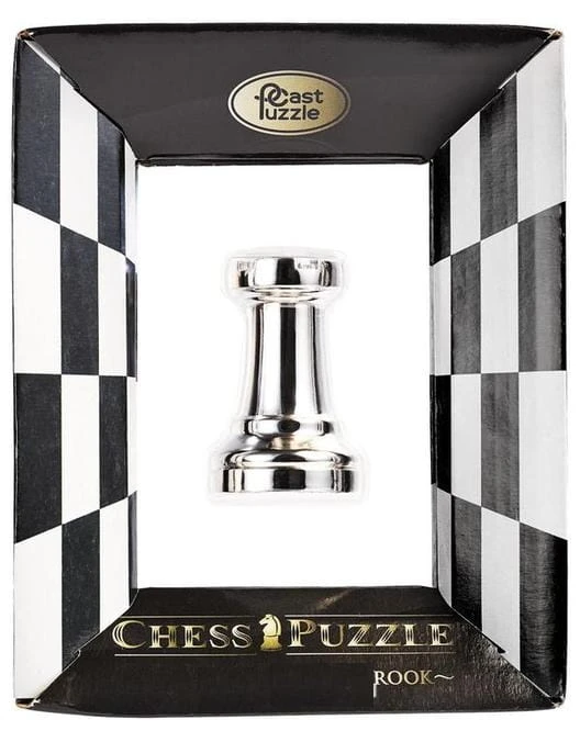 CAST CHESS ROOK METALOWA ŁAMIGŁÓWKA GRA LOGICZNA 1