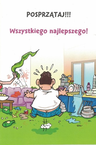 Karnet Jean Marc L12 Pocztówka Śmieszny Urodziny 2