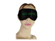 OPASKA NA OCZY DO SNU NAPISAMI MASKA SPANIA CZARNA 1