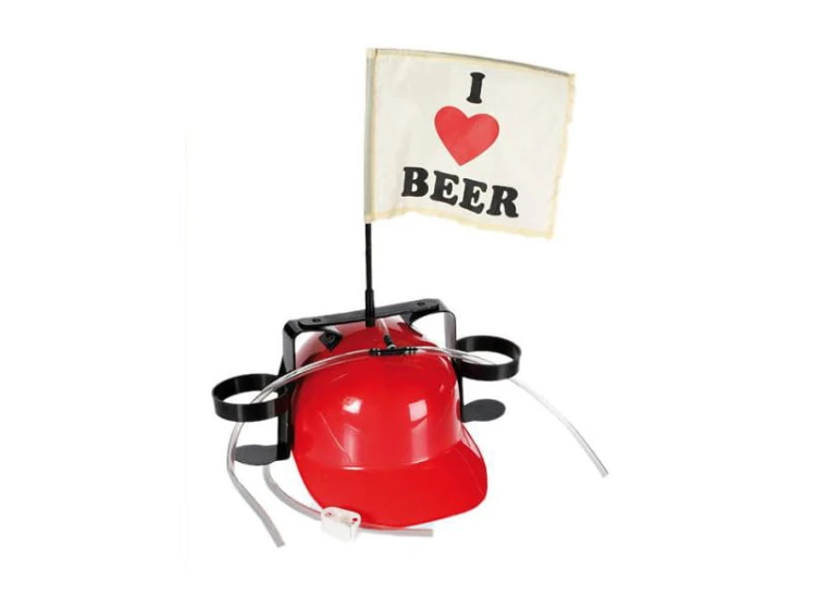 HEŁM DO PICIA Z FLAGĄ PIWA PIWNY IMPREZOWY BEER 1