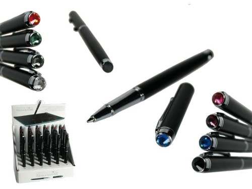 DŁUGOPIS Z KRYSZTAŁKIEM SWAROVSKIEGO SWAROVSKI CZARNY 2