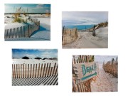 ZDJĘCIE NA PŁÓTNIE 50 X 40 CM PLAŻA MORZE OBRAZ 2