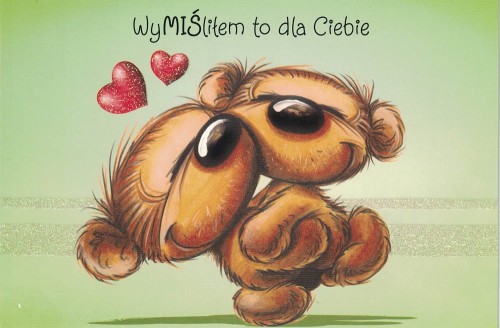 Karnet Jean Marc T10 Pocztówka Prezent Miś 1