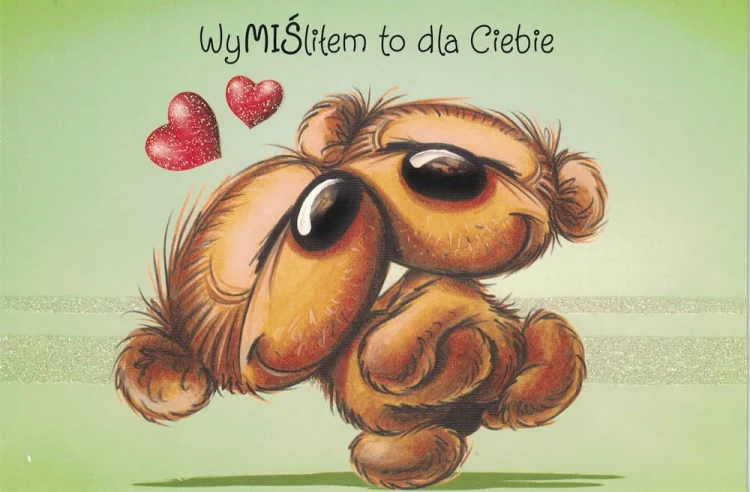 Karnet Jean Marc T10 Pocztówka Prezent Miś 1