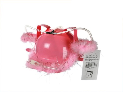 KASK DO PIWA Z RÓŻOWYM FUTERKIEM HEŁM IMPREZOWICZA