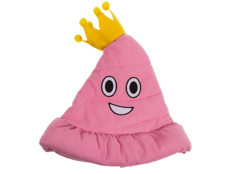 PLUSZOWY KAPELUSZ - EMOTIKONA KUPA Z KORON