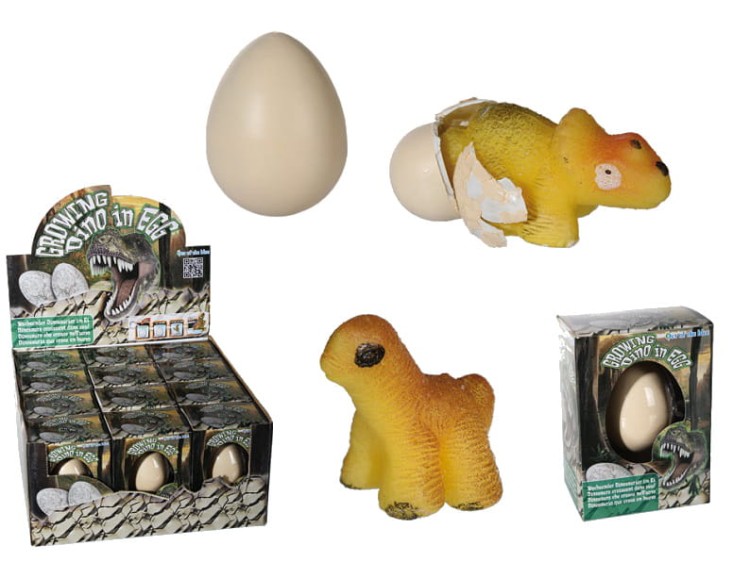 DINOZAUR WYKLUWAJĄCY SIĘ Z JAJKA JAJO FIGURKA JAJKO 2