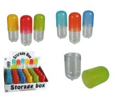 POJEMNIK KAPSUŁKA LEKARSTWA PUDEŁECZKO PRZEZROCZYSTE 2