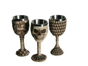 KIELICH CZASZKA DO WINA KIELISZEK CZACHA SKULL 2