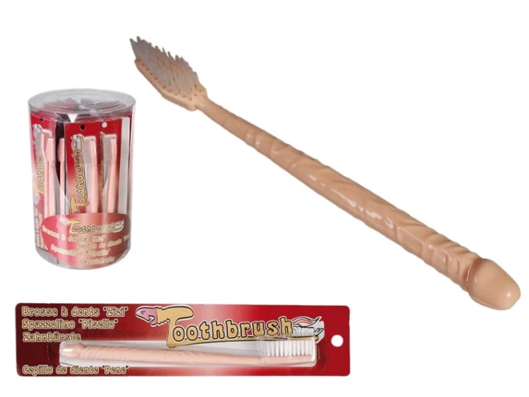 SZCZOTECZKA DO ZĘBÓW WACUŚ PENISEK PENIS EROTYCZNA 2