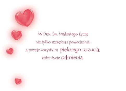 Karnet walentynkowy z kopertą Serduszka 2