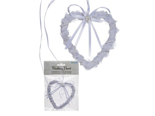 SERCE ŚLUBNE WESELE DEKORACJA BIAŁA ZAWIESZKA 1