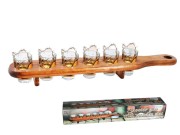 DECHA SHOTÓW IMPREZOWA ZESTAW KIELISZKÓW DESKA