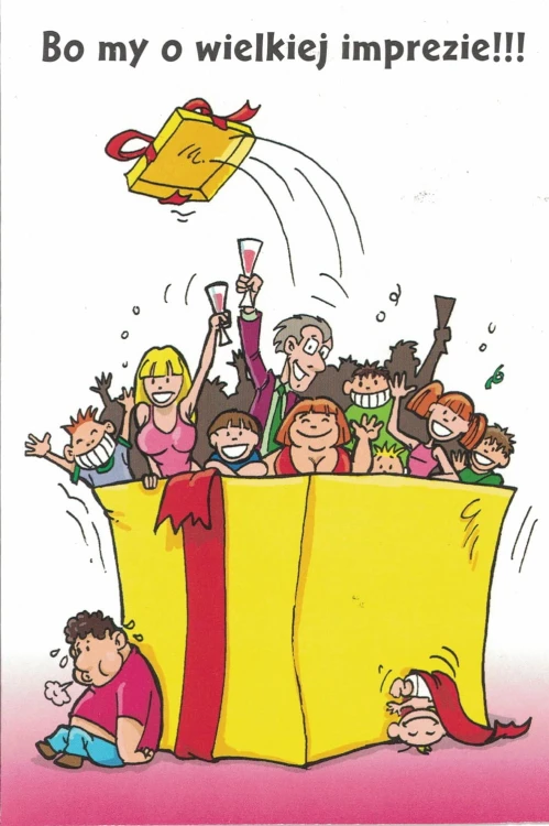 Karnet Jean Marc L05 Śmieszny Pocztówka Urodziny 2