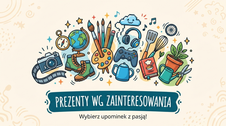 Kategoria z produktami na prezent wg zainteresowwania