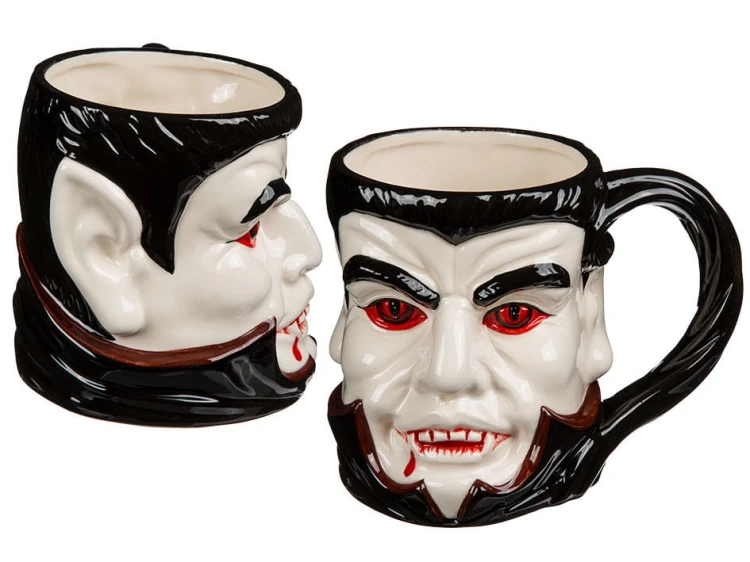 Kubek Wampir Halloween upiorny kubek z głową wampira 3D trójwymiarowy
