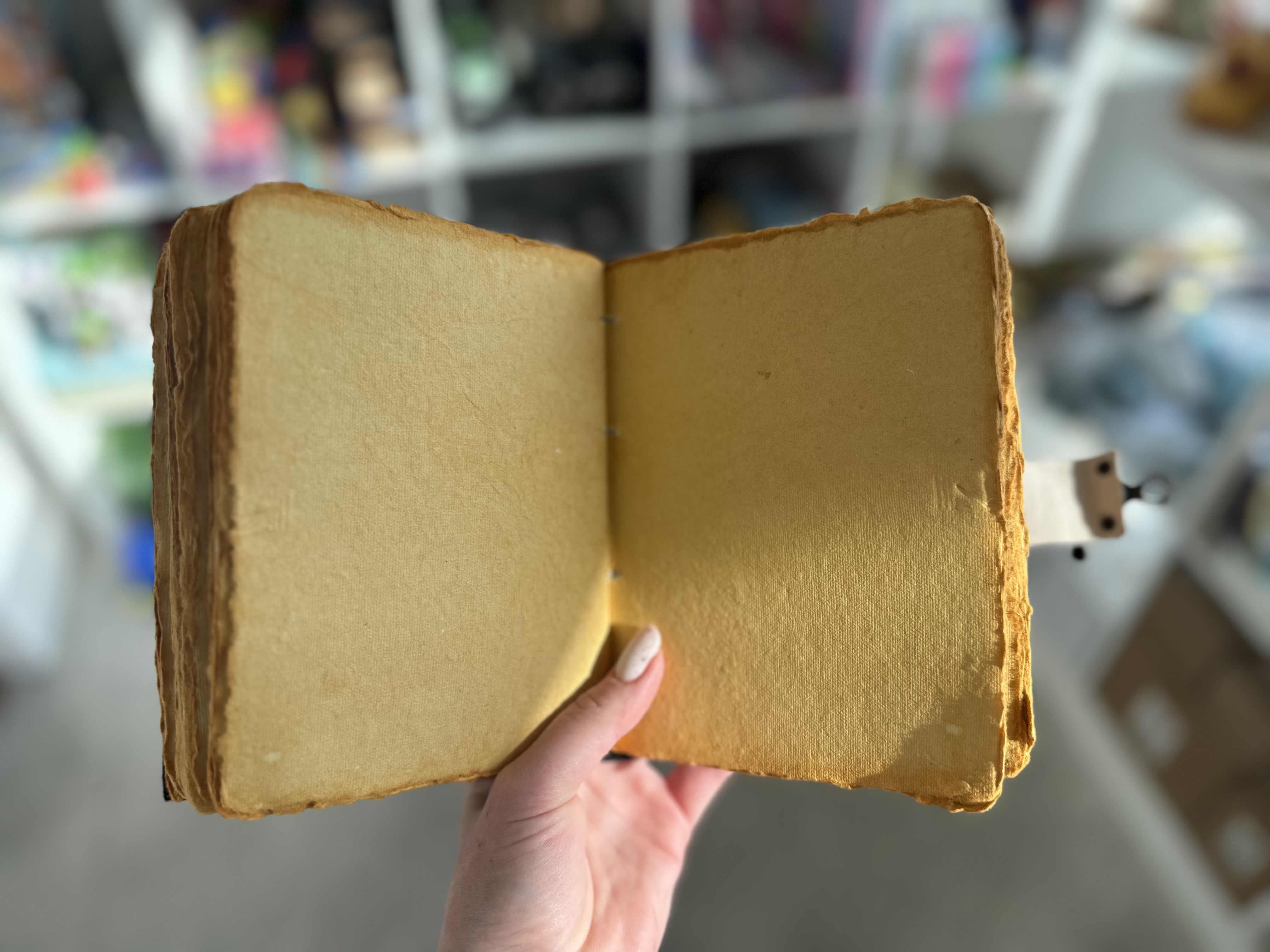 Notes skórzany retro drzewo środek kartki