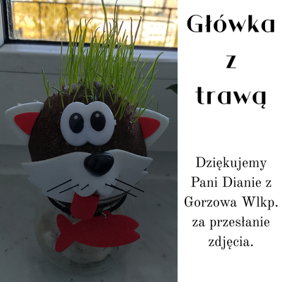 Główka z trawą