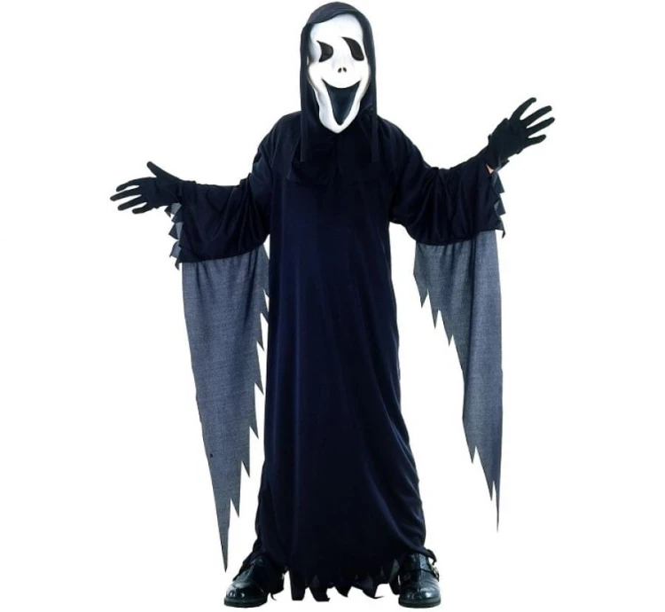 Zestaw dla dzieci Krzyk Przebranie Kostium Strój rozm. 120/130 cm Halloween