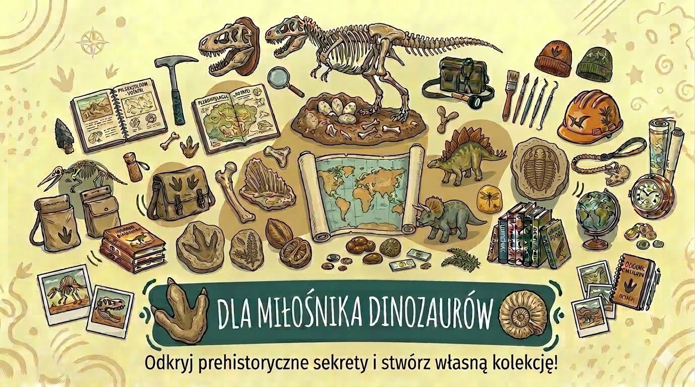 prezent dla miłośnika dinozaurów