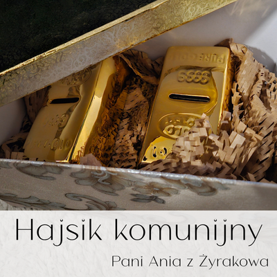 skarbonka sztabka złota z zamknięciem
